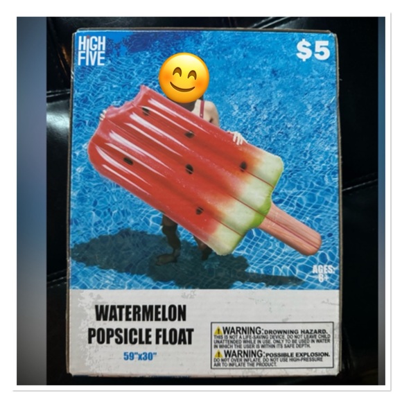 🍉 Watermelon 🍉 Popsicle Pool Inflatable - Picture 2 of 2